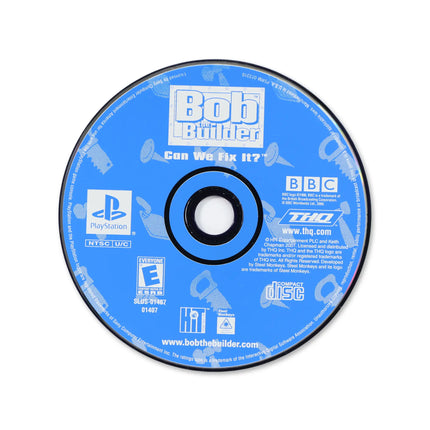 Bob the Builder Can We Fix It for Sony PlayStation - Disc front with label - Game only.