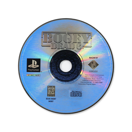 Bogey Dead 6 for Sony PlayStation - Disc front with label - Game only.