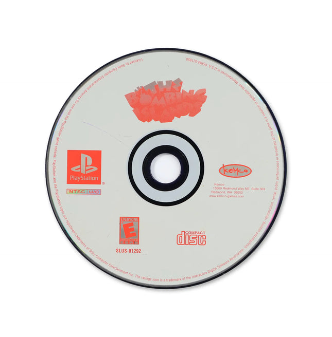 Bombing Islands for Sony PlayStation - Disc front with label - Game only.