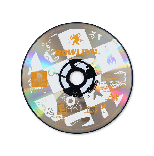 Bowling for Sony PlayStation - Disc front with label - Game only.