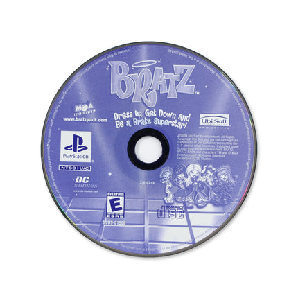 Bratz for Sony PlayStation - Disc front with label - Game only.