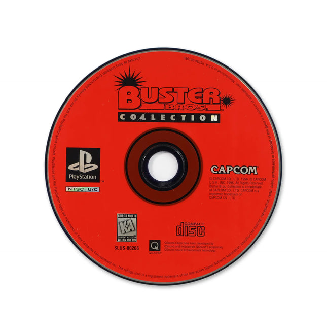 Buster Bros. Collection for Sony PlayStation - Disc front with label - Game only.
