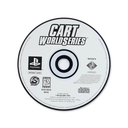 CART World Series for Sony PlayStation - Disc front with label - Game only.