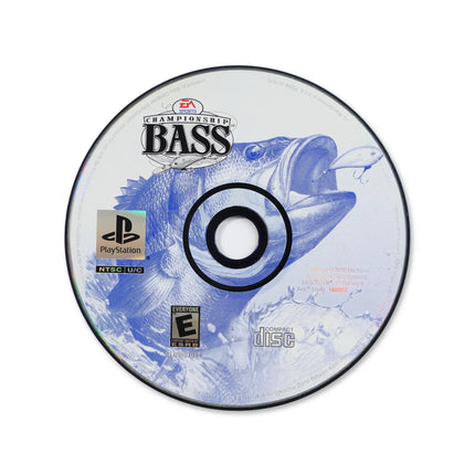 Bass Championship for Sony PlayStation - Disc front with label - Game only.