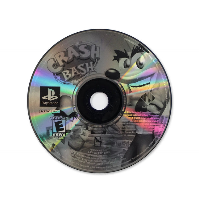 Crash Bash [Greatest Hits] for Sony PlayStation - Disc front with label - Game only.