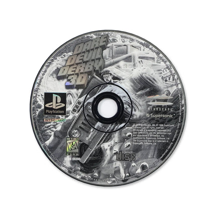 Dare Devil Derby 3D for Sony PlayStation - Disc front with label - Game only.