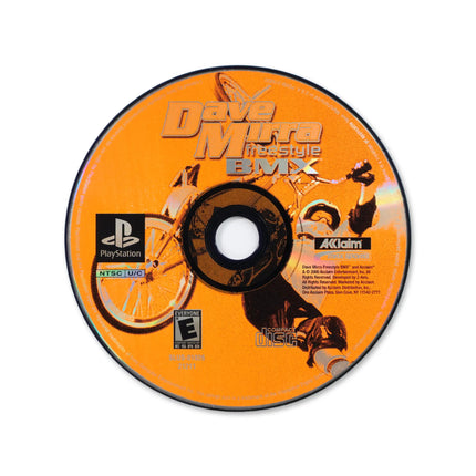 Dave Mirra Freestyle BMX for Sony PlayStation - Disc front with label - Game only.