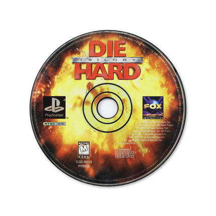 Die Hard Trilogy for Sony PlayStation - Disc front with label - Game only.