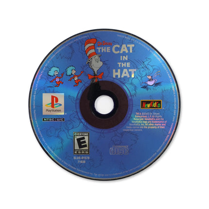 The Cat in the Hat for Sony PlayStation - Disc front with label - Game only.