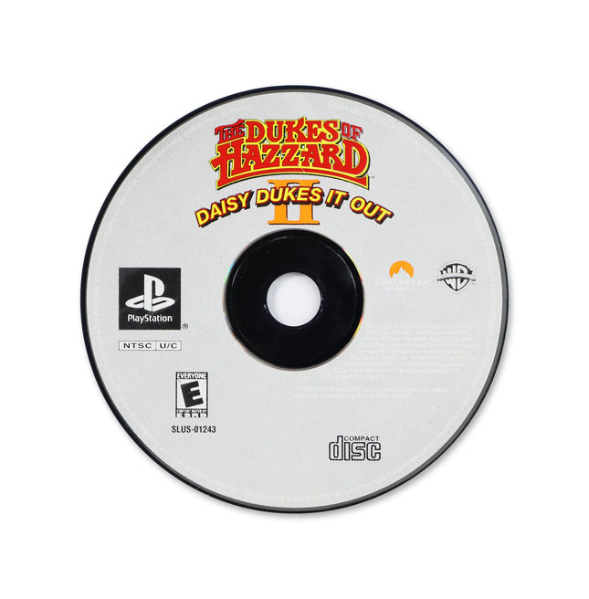 Dukes of Hazzard II Daisy Dukes It Out for Sony PlayStation - Disc front with label - Game only.