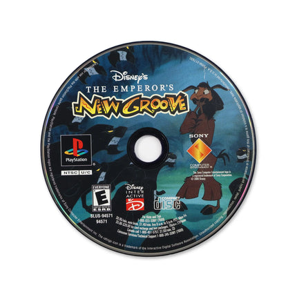 Emperor's New Groove for Sony PlayStation - Disc front with label - Game only.