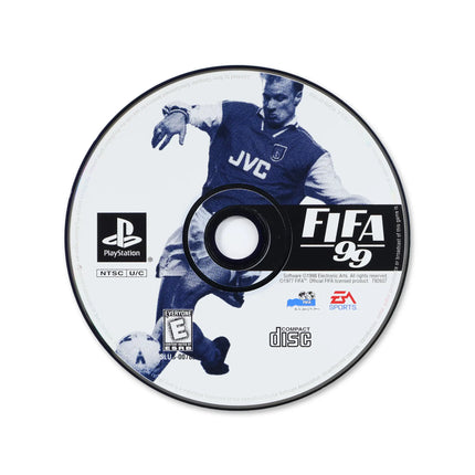 FIFA 99 for Sony PlayStation - Disc front with label - Game only.