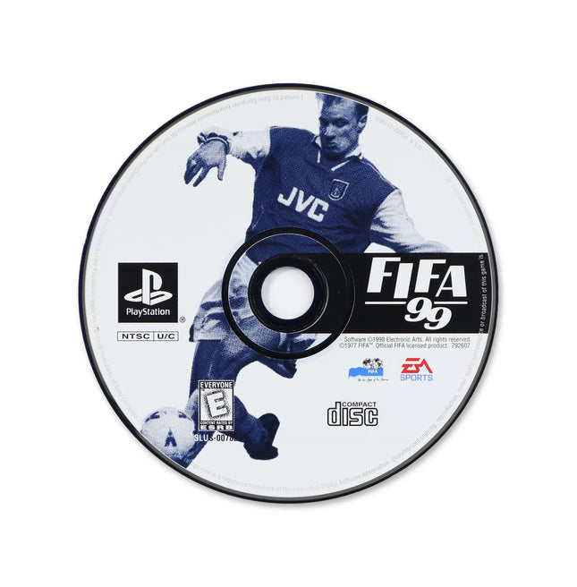 FIFA 99 for Sony PlayStation - Disc front with label - Game only.