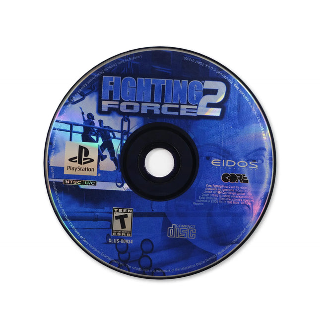 Fighting Force 2 for Sony PlayStation - Disc front with label - Game only.