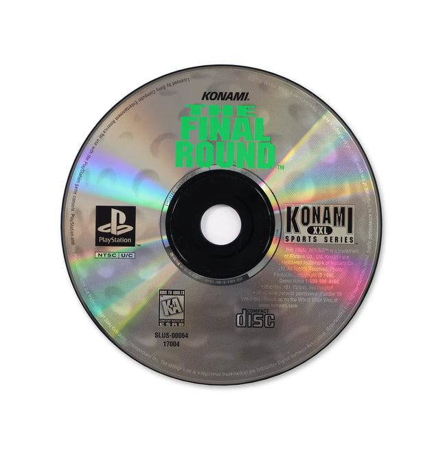 Final Round for Sony PlayStation - Disc front with label - Game only.