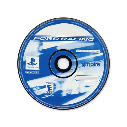 Ford Racing for Sony PlayStation - Disc front with label - Game only.