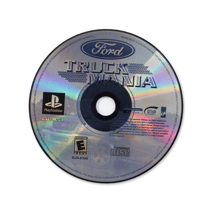 Ford Truck Mania for Sony PlayStation - Disc front with label - Game only.