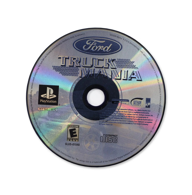 Ford Truck Mania for Sony PlayStation - Disc front with label - Game only.