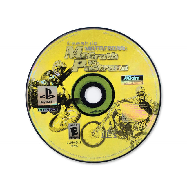 Freestyle Motorcross McGrath vs. Pastrana for Sony PlayStation - Disc front with label - Game only.
