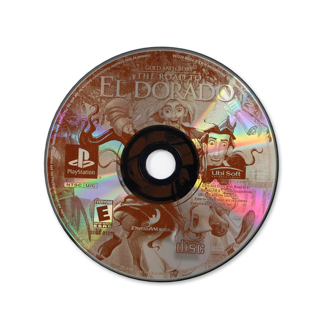 Gold and Glory The Road to El Dorado for Sony PlayStation - Disc front with label - Game only.