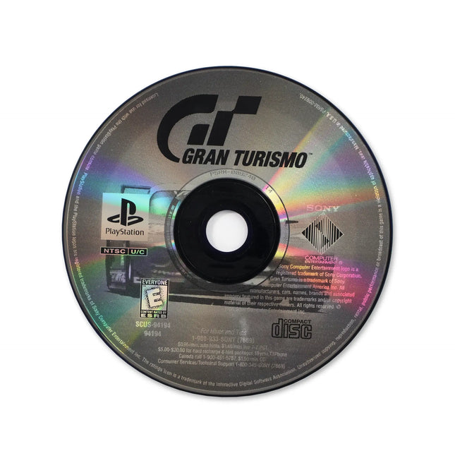 Gran Turismo [Greatest Hits] for Sony PlayStation - Disc front with label - Game only.