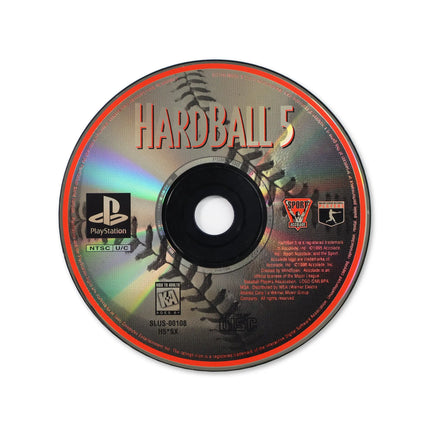 HardBall 5 for Sony PlayStation - Disc front with label - Game only.