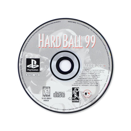HardBall '99 for Sony PlayStation - Disc front with label - Game only.