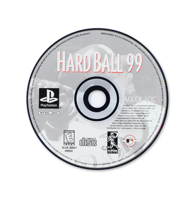 HardBall '99 for Sony PlayStation - Disc front with label - Game only.