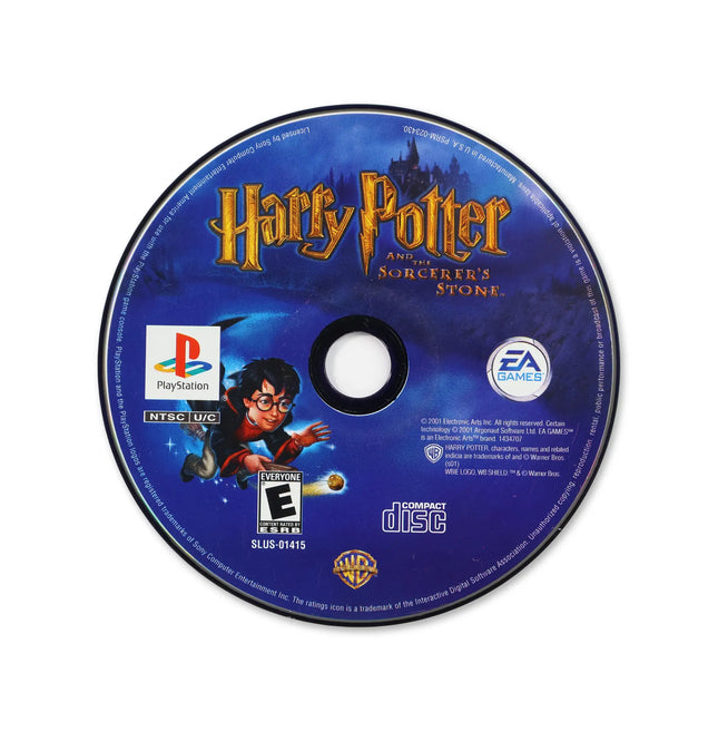 Harry Potter and the Sorcerer's Stone for Sony PlayStation - Disc front with label - Game only.