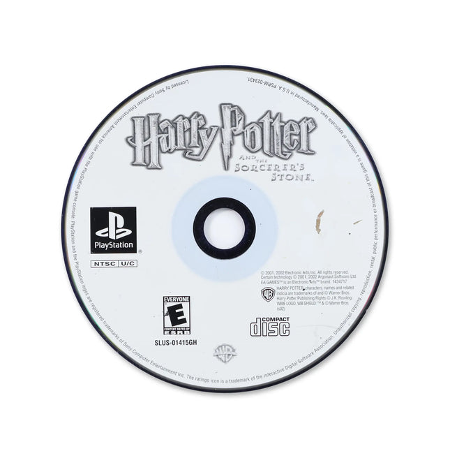 Harry Potter and the Sorcerer's Stone [Greatest Hits] for Sony PlayStation - Disc front with label - Game only.