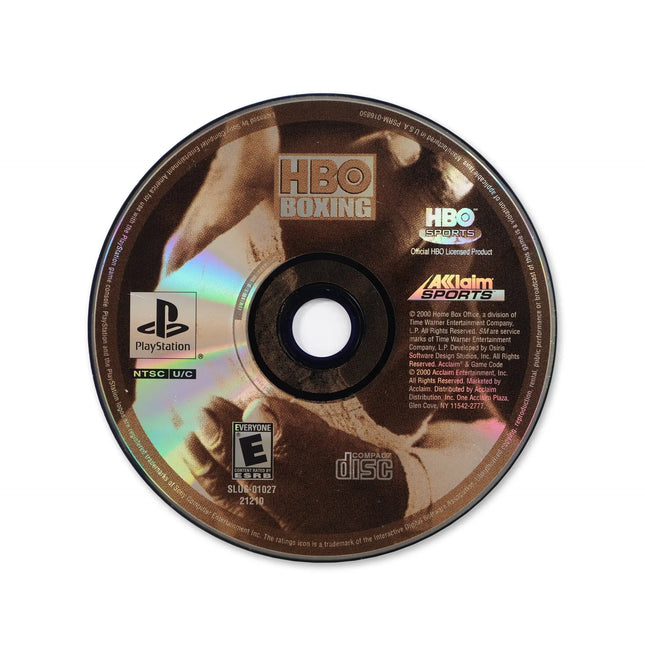 HBO Boxing for Sony PlayStation - Disc front with label - Game only.