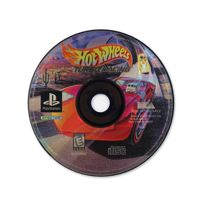 Hot Wheels Turbo Racing for Sony PlayStation - Disc front with label - Game only.