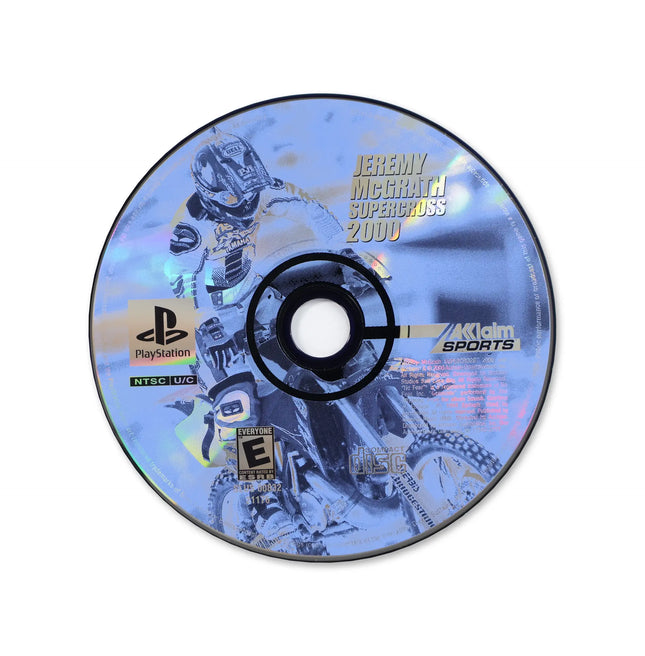 Supercross 2000 for Sony PlayStation - Disc front with label - Game only.