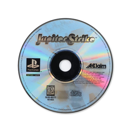 Jupiter Strike for Sony PlayStation - Disc front with label - Game only.
