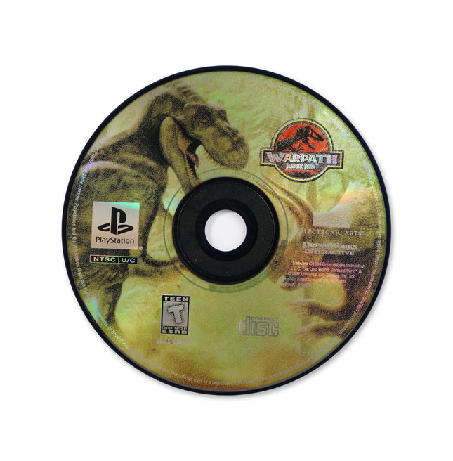 Warpath Jurassic Park for Sony PlayStation - Disc front with label - Game only.
