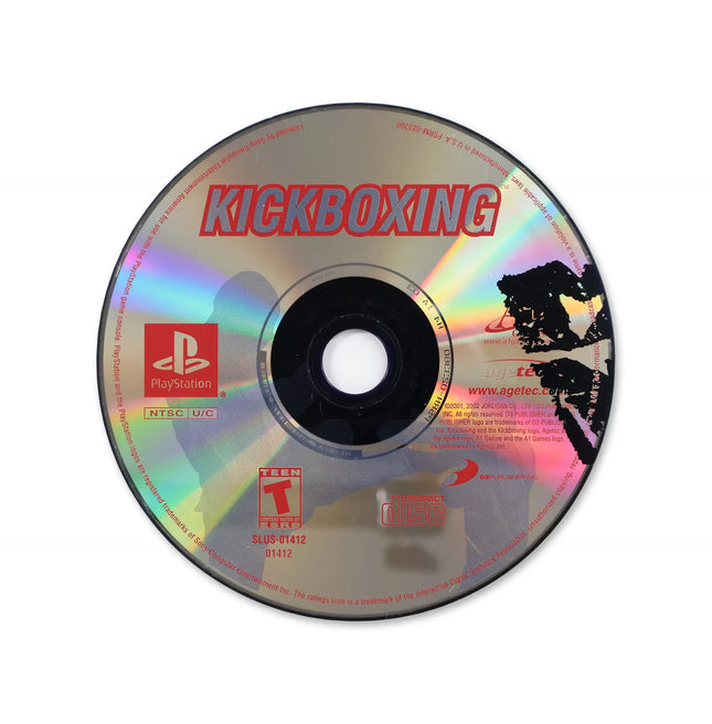 Kickboxing for Sony PlayStation - Disc front with label - Game only.