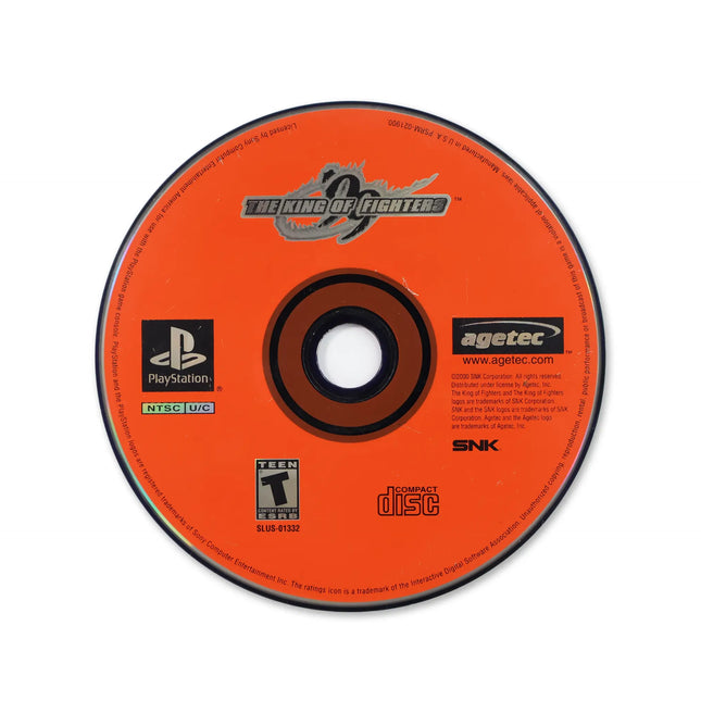 King of Fighters 99 for Sony PlayStation - Disc front with label - Game only.