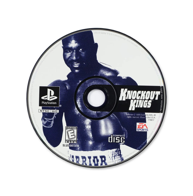 Knockout Kings for Sony PlayStation - Disc front with label - Game only.