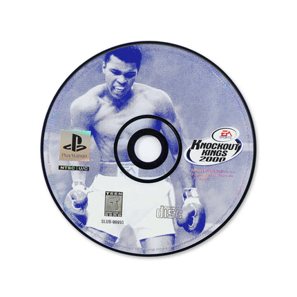 Knockout Kings 2000 for Sony PlayStation - Disc front with label - Game only.