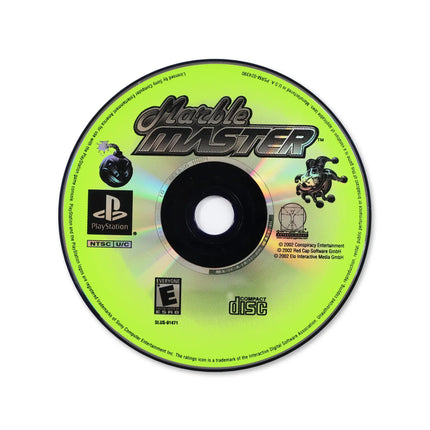 Marble Master for Sony PlayStation - Disc front with label - Game only.
