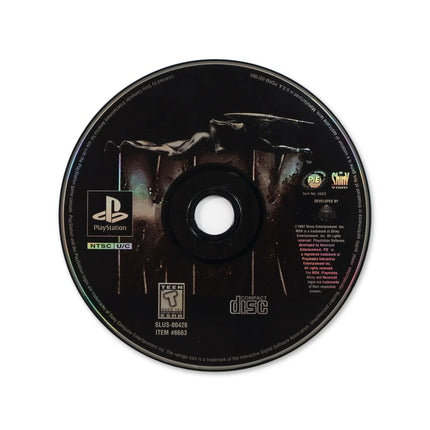 MDK for Sony PlayStation - Disc front with label - Game only.
