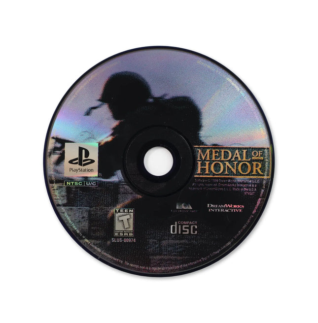 Medal of Honor for Sony PlayStation - Disc front with label - Game only.