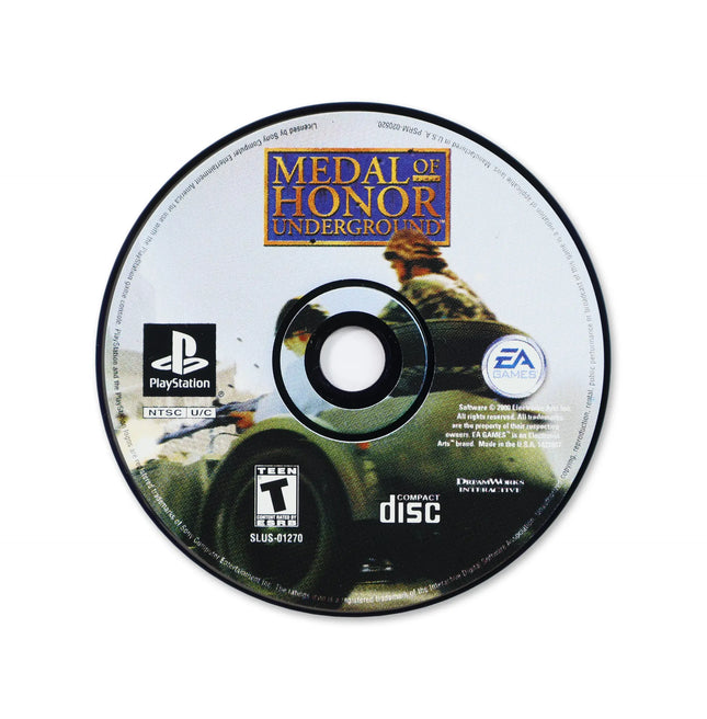 Medal of Honor Underground for Sony PlayStation - Disc front with label - Game only.