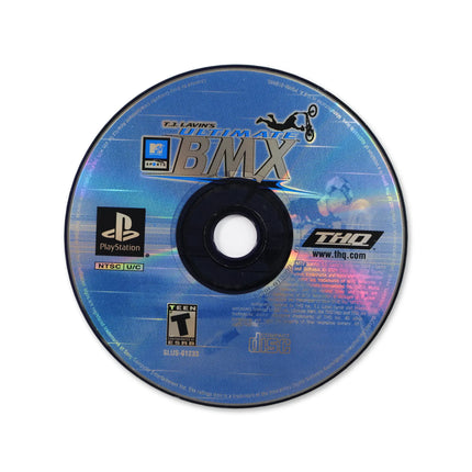 TJ Lavin's Ultimate BMX for Sony PlayStation - Disc front with label - Game only.