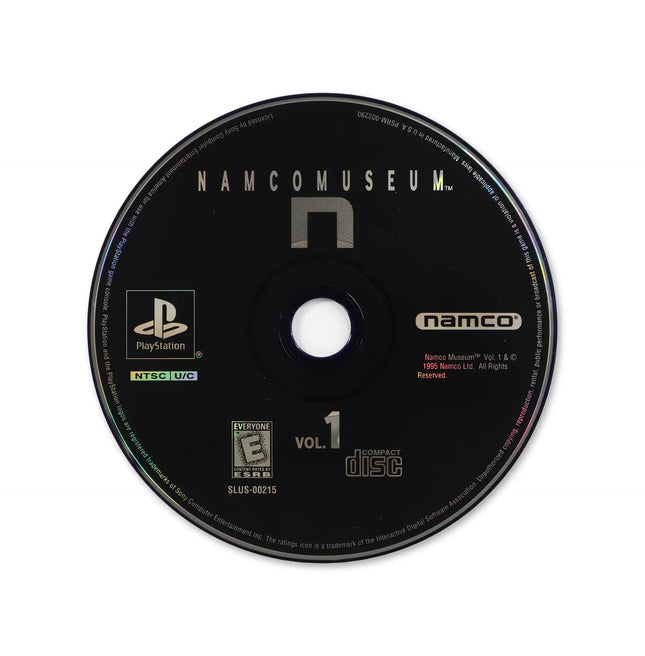 Namco Museum Volume 1 [Greatest Hits] for Sony PlayStation - Disc front with label - Game only.