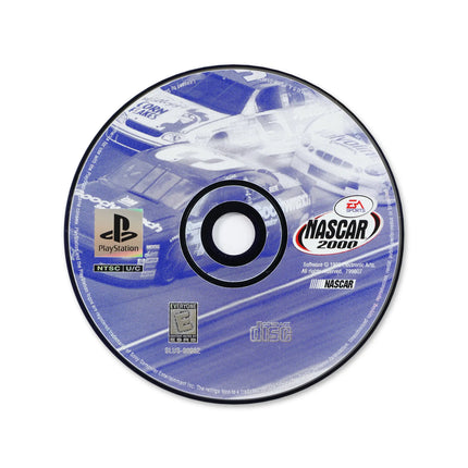 NASCAR 2000 for Sony PlayStation - Disc front with label - Game only.