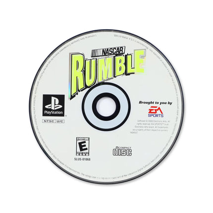 NASCAR Rumble for Sony PlayStation - Disc front with label - Game only.