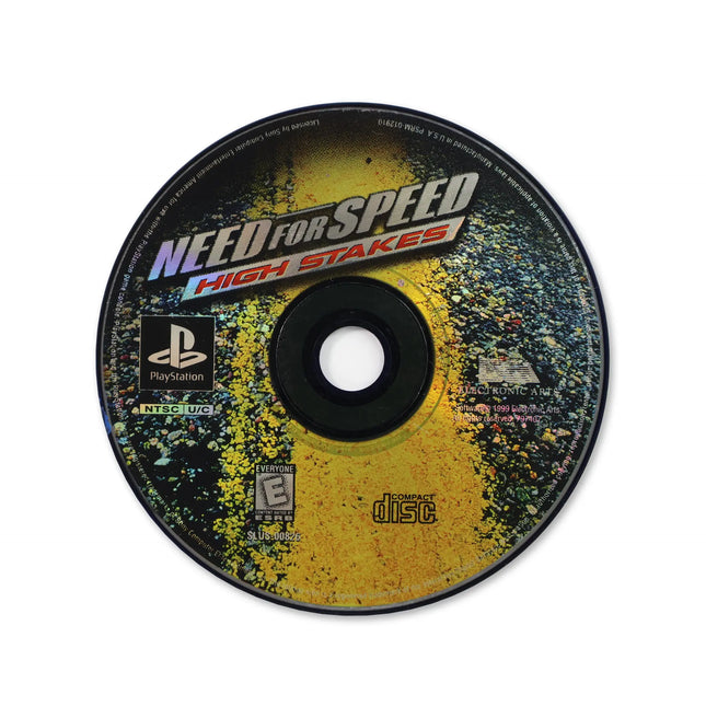 Need for Speed High Stakes for Sony PlayStation - Disc front with label - Game only.