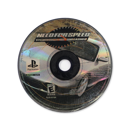 Need for Speed Porsche Unleashed for Sony PlayStation - Disc front with label - Game only.