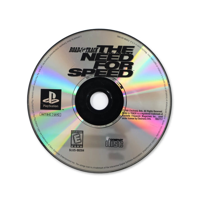 Need for Speed [Greatest Hits] for Sony PlayStation - Disc front with label - Game only.